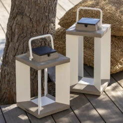 Solarlaterne Teckalu, Duratek/weiß, 45,5cm -Bestes Beleuchtungs Geschäft 6112040 7