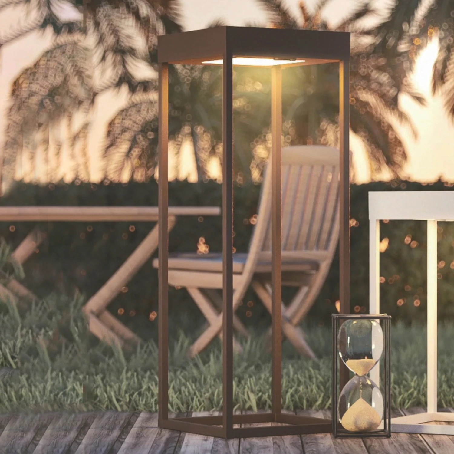 LOOM DESIGN Lucerna Solar-Laterne 50cm Corten 4 LOOM DESIGN Lucerna Solar-Laterne 50cm Corten – Bild 4