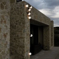 Martinelli Luce Kiki Außen-Lichterkette 10-flammig -Bestes Beleuchtungs Geschäft 6705204 6