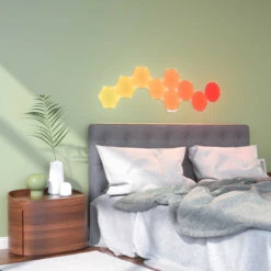 Nanoleaf Shapes Hexagons, Starter Set, 9 Panels -Bestes Beleuchtungs Geschäft 6730025 4