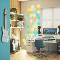 Nanoleaf Shapes Hexagons, Starter Set, 15 Panels -Bestes Beleuchtungs Geschäft 6730027 6