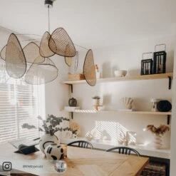 MARKET SET Screen XL Pendelleuchte, Natur -Bestes Beleuchtungs Geschäft 6735077 7