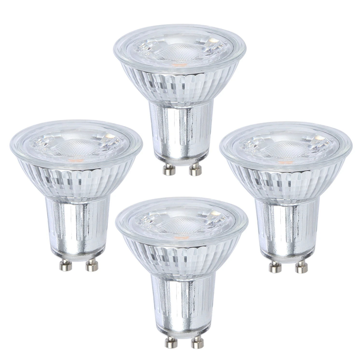 LED-Reflektor GU10 7W 600lm Warmweiß 4er-Set 1 LED-Reflektor GU10 7W 600lm Warmweiß 4er-Set