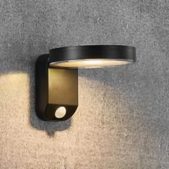 Nordlux LED-Solar-Wandleuchte Rica Round, Rund