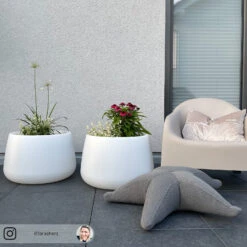 Newgarden Camelia 60 Pflanzkübel LED Solar+Akku -Bestes Beleuchtungs Geschäft 7025146 6