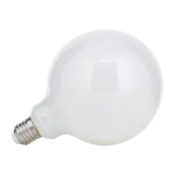 LED-Globelampe E27 9W G125 2.700K Opal Dimmbar