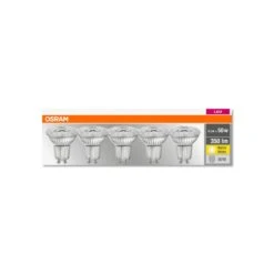 OSRAM LED-Reflektor GU10 4,3W 36° 2.700K 350lm 5er -Bestes Beleuchtungs Geschäft 7262712 3