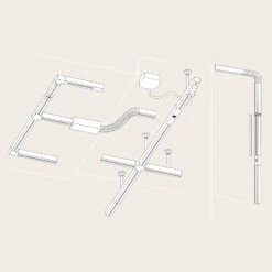 Paulmann URail X-Verbinder, Chrom Matt -Bestes Beleuchtungs Geschäft 7500343 3