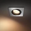 Philips Hue Centura LED-Einbauspot Eckig Aluminium