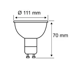Paulmann LED-Reflektor GU10 4W Warmweiß 350 Lumen -Bestes Beleuchtungs Geschäft 7601388 7