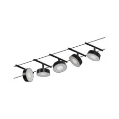 Paulmann Circle LED-Seilsystem 5fl. Schwarz Matt 11 Paulmann Circle LED-Seilsystem 5fl. Schwarz Matt -Bestes Beleuchtungs Geschäft 7602843 2
