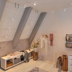 Paulmann Cardan Seilsystem Achtflammig, Weiß Matt -Bestes Beleuchtungs Geschäft 7602848 5