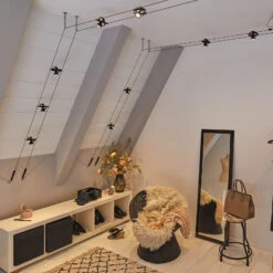 Paulmann Cardan Seilsystem Achtflammig, Schwarz M. -Bestes Beleuchtungs Geschäft 7602849 5