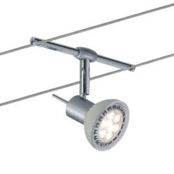 Paulmann Sheela Seilsystem 5fl. Chrom Matt -Bestes Beleuchtungs Geschäft 7602919 5