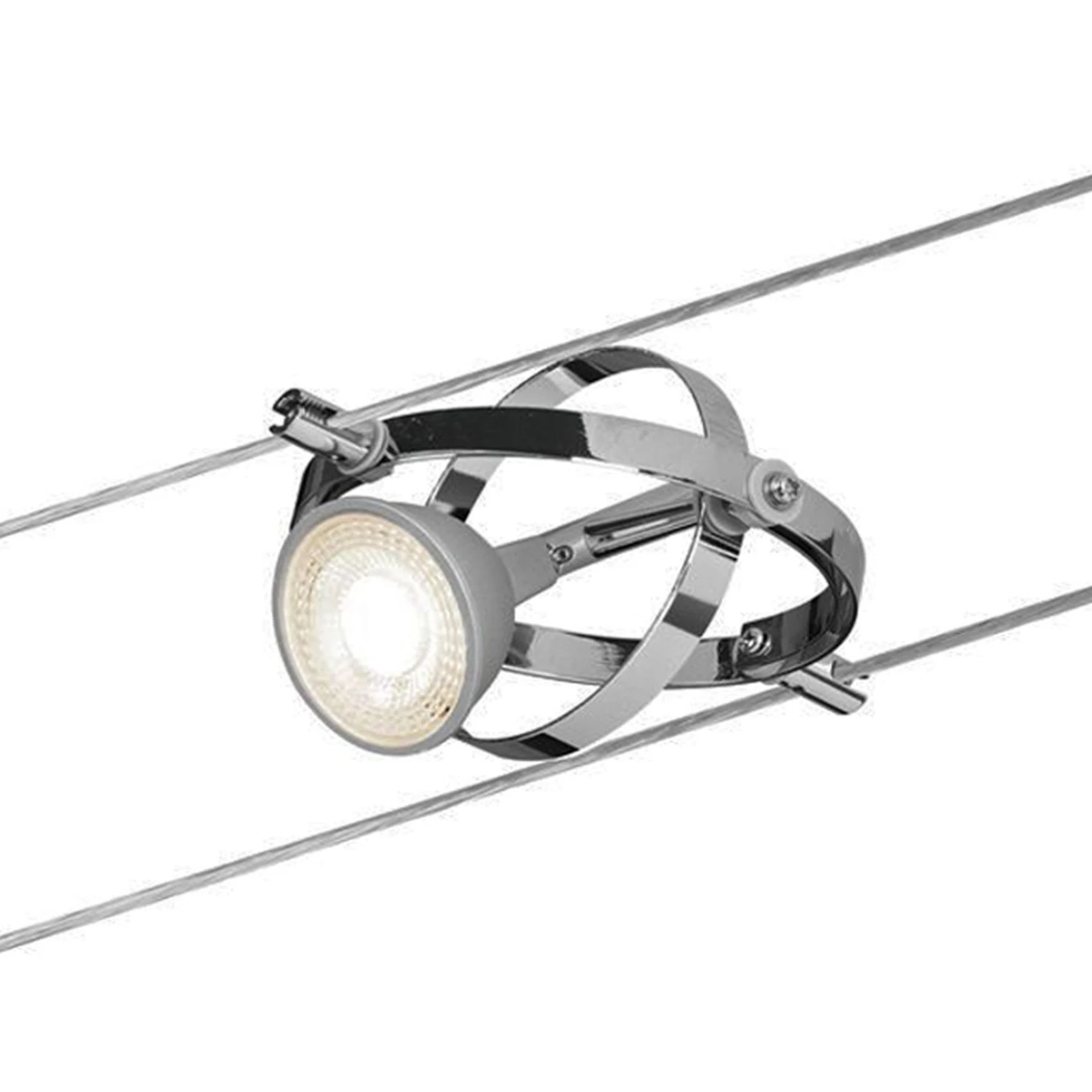 Paulmann Cardan Seilsystem 8fl. Chrom Matt/chrom 4 Paulmann Cardan Seilsystem 8fl. Chrom Matt/chrom – Bild 4