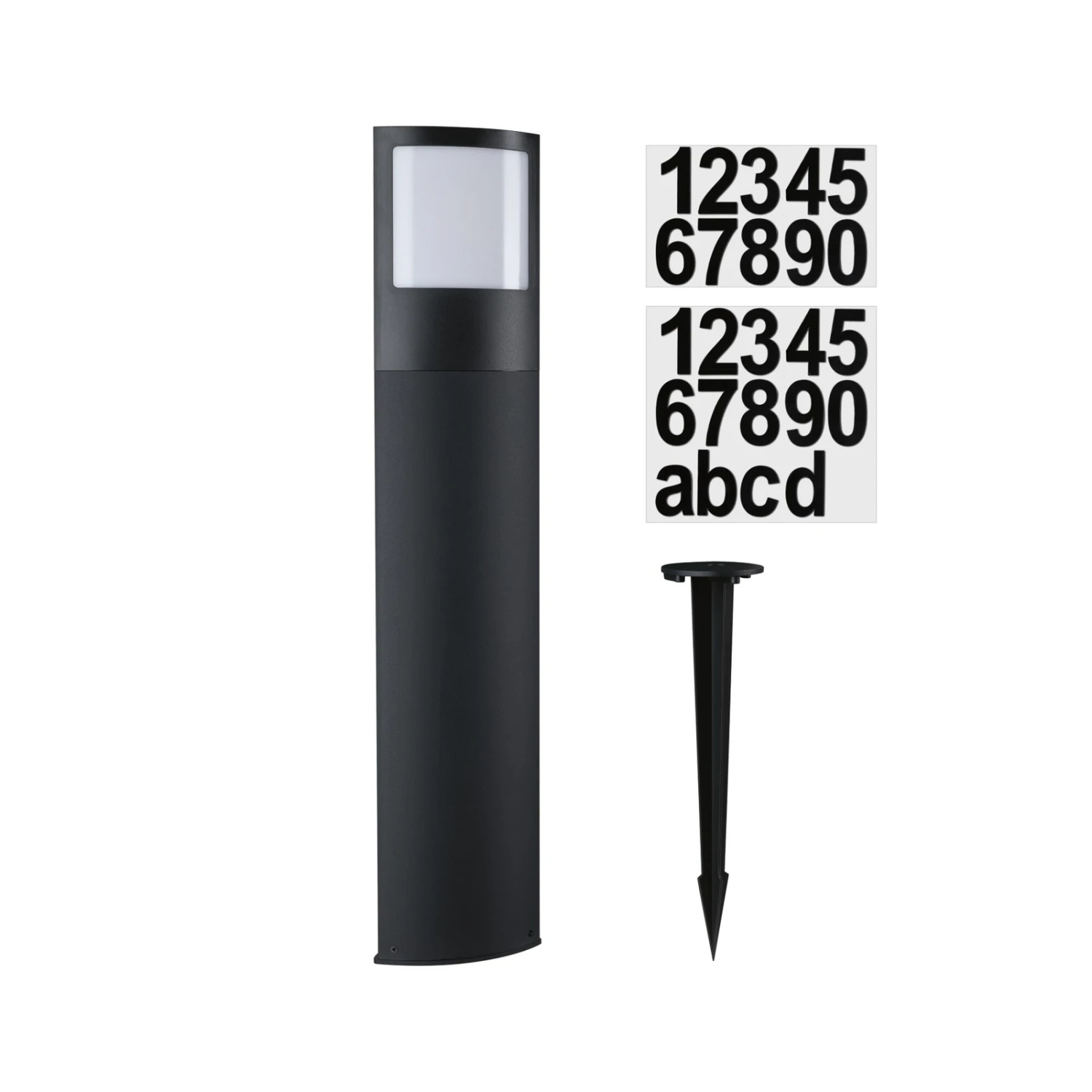 Paulmann Padea Pollerleuchte Mit Hausnummer ZigBee 6 Paulmann Padea Pollerleuchte Mit Hausnummer ZigBee – Bild 6