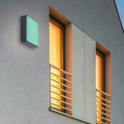 Paul Neuhaus Q-LENNY Außenwandleuchte, Anthrazit -Bestes Beleuchtungs Geschäft 7610605 7