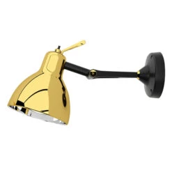 Rotaliana Luxy H0 Glam Wandlampe Schwarz/gold