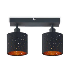 Lindby Darima Deckenstrahler, Zweiflammig, Schwarz -Bestes Beleuchtungs Geschäft 8032609 5