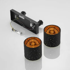 Lindby Darima Deckenstrahler, Zweiflammig, Schwarz -Bestes Beleuchtungs Geschäft 8032609 8