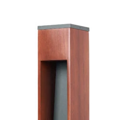 Lindby Fredo Wegelampe Aus Teakholz, Eckig -Bestes Beleuchtungs Geschäft 8032649 4