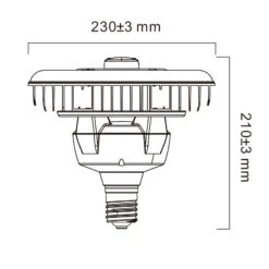 Sylvania LED-Lampe E40 Inkl. PIR-Sensor 115W 4000K -Bestes Beleuchtungs Geschäft 8530520 2