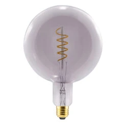 SEGULA LED-Lampe E27 7 W G200 Curved Dimmbar Smoke