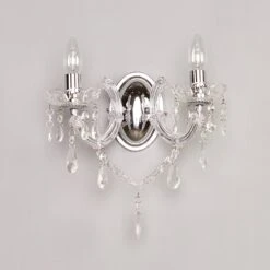 Wandleuchte Marie Therese, Chrom, 2-flammig -Bestes Beleuchtungs Geschäft 8570419 3