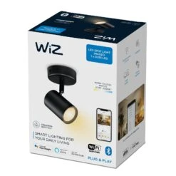 WiZ Imageo LED-Spot1-flg. 2.700-6.500 K, Schwarz -Bestes Beleuchtungs Geschäft 9038145 4