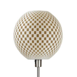 Stehleuchte Flechtwerk, Kugel, Creme-weiß -Bestes Beleuchtungs Geschäft 9039001 3