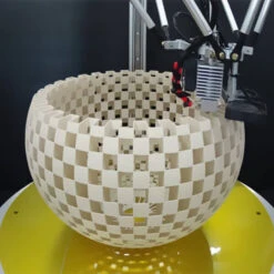 Stehleuchte Flechtwerk, Kugel, Creme-weiß -Bestes Beleuchtungs Geschäft 9039001 4