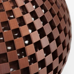 Stehleuchte Flechtwerk, Kugel, Kupfer -Bestes Beleuchtungs Geschäft 9039021 4