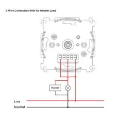 SLC SmartOne AC Wanddimmer 250W ZigBee -Bestes Beleuchtungs Geschäft 9044091 3