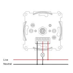 SLC SmartOne AC Wanddimmer 250W ZigBee -Bestes Beleuchtungs Geschäft 9044091 4