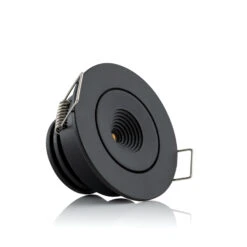 SLC MiniOne Tilt LED-Einbauleuchte Schwarz 3.000 K