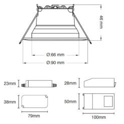 SLC One 360° SunLike LED-Einbauleuchte Weiß 930 -Bestes Beleuchtungs Geschäft 9044155 7