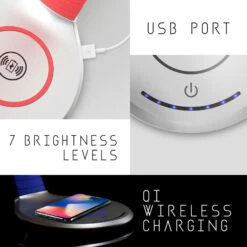 TRAE Luni LED-Tischleuchte, Qi, 5.000 K Blau -Bestes Beleuchtungs Geschäft 9048011 8