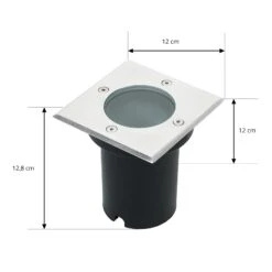 Lucande Bodeneinbauleuchte Ava IP67, GU10 -Bestes Beleuchtungs Geschäft 9616027 4