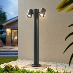 Lucande Maloney Pollerleuchte, Zweiflammig, 75 Cm -Bestes Beleuchtungs Geschäft 9616252 6