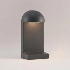 Lucande Jasmia Außenwandlampe, Dunkelgrau, G9 -Bestes Beleuchtungs Geschäft 9616280 4