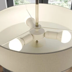 Deckenleuchte Josia Aus Stoff, Weiß 17 Deckenleuchte Josia Aus Stoff, Weiß -Bestes Beleuchtungs Geschäft 9620048 8