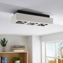 3-flammige Deckenlampe Vince In Weiß -Bestes Beleuchtungs Geschäft 9620458 1