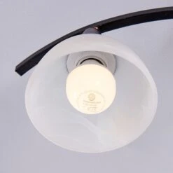 Dreiflammige Deckenlampe Della, Schwarz-gold -Bestes Beleuchtungs Geschäft 9620970 4