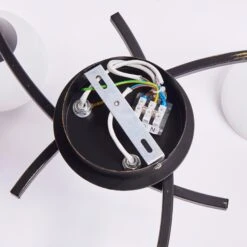 Dreiflammige Deckenlampe Della, Schwarz-gold -Bestes Beleuchtungs Geschäft 9620970 7