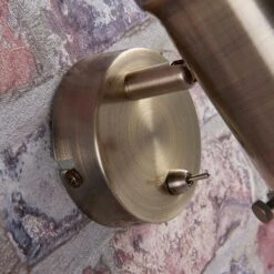 Dimmbarer Wandspot Ebbi In Altmessing -Bestes Beleuchtungs Geschäft 9621228 5