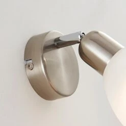 Wandleuchte Paulina, Nickel Satiniert -Bestes Beleuchtungs Geschäft 9621639 3