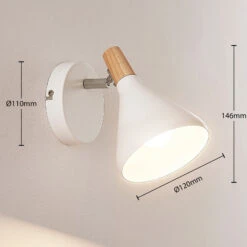 Wandleuchte Arina In Weiß, 1-flammig -Bestes Beleuchtungs Geschäft 9621804 3