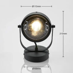 Scheinwerfer-Spot Henega In Schwarz, 1-flammig -Bestes Beleuchtungs Geschäft 9624359 4