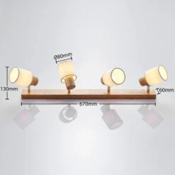 Lindby Wanessa Deckenstrahler, Vierflammig -Bestes Beleuchtungs Geschäft 9624711 3