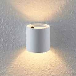Arcchio Vilja Wandleuchte, Zylinder, Sandweiß -Bestes Beleuchtungs Geschäft 9626724 6